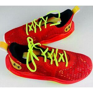 Under Armour Mens Spawn 3 Basketball Shoes Red